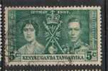 Kenya ,Uganda, Tanganyika ; 1937; N° Y/T: 47  ; Ob  ;  ; Cote Y:  E. - Kenya, Oeganda & Tanganyika