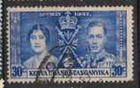 Kenya ,Uganda, Tanganyika ; 1937; N° Y/T: 49  ; Ob  ;  ; Cote Y: 0.80 E. - Kenya, Uganda & Tanganyika