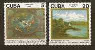 CUBA    N. 2984-2985/US Pictures  -  1989 -  Lot Lotto - Oblitérés
