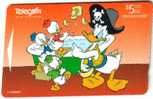 NEW ZEALAND $5  DISNEY DONALD PART 4  WALKING THE PLANK CARTOON  MINT 800 ONLY !! GPT NZ-D-143 READ DESCRIPTION !! - Nueva Zelanda