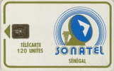 # SENEGAL 6 Sonatel 120 Sc5   Tres Bon Etat - Senegal