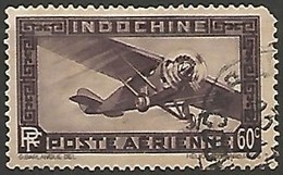 INDOCHINE POSTE AERIENNE N° 9 OBLITERE - Airmail