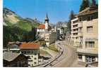 AROSA   -  * DORFSTRASSE MIT KIRCHE  Und SWISS CREDIT BANK *  -   Editeur BENKER  D´Arosa  N° 130 - Arosa