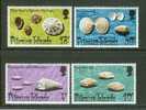 Pitcairn Islands    Shells   Set   SC# 137-40 MNH** - Coquillages