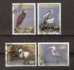 SERIE OBLITÉRÉE- DJIBOUTI - THEME : GRANDS OISEAUX ECHASSIERS- + PÉLICAN- - Storks & Long-legged Wading Birds