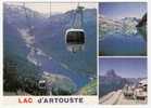LAC D'ARTOUSTE  ( Pyrénées-Atlantiques) :Vers Laruns, Le Lac De Fabrègues, Le Télécabine,le Restaurant Et Pic D'Ossau;TB - Laruns