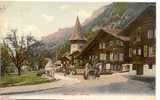 Meiringen Kirche Animiert, Animée Um 1905 - Meiringen