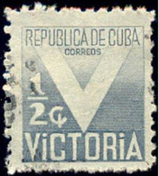 Pays : 145,2 (Cuba : République)   Yvert Et Tellier N°:  Bienf    7 (o) - Wohlfahrtsmarken