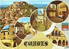 CPSM. CORDES. CITE MOYENNAGEUSE FONDEE EN 1222 PAR LE COMTE DE TOULOUSE...DATEE 1981. - Cordes