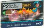UNITED KINGDOM 2 L DISNEY HERCULES  MONSTER ON FIRE  CHIP MINT IN BLISTER EXP. 31/09/99  READ DESCRIPTION !! - BT Werbezwecke