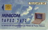 # France 246I F271B 3612 MINICOM 1 50u So3 09.92 Tres Bon Etat - 1992
