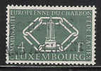 Q288.-. LUXEMBOURG / LUXEMBURO.- 1956.- SCOTT # 317.- USED. 6 LINK CHAIN  MINER`S  LAMP - Used Stamps