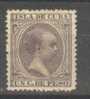 CU146-LA328TAN.Spain .Espagne.CUBA ESPAÑOLA.ALFONSO XIII 1896/7 (Ed 146*).con Charnela. MAGNIFICO - Ungebraucht