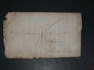 (888) Stampless Cover - 1792 Damage - ...-1852 Prephilately