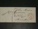 (910) Stampless Cover From Alkmaar  To Haarlem 1862 - Damage - ...-1852 Voorlopers