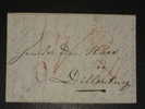 (918) Stampless Cover From Rotterdam  To Dillenburg 1839 - ...-1852 Prephilately