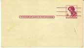 UX48 1962 4-cent Lincoln Postal Card Unused - 1961-80