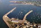 CPSM-29-FINISTERE- ROSCOFF- Le Port Et La Pointe Ste-Barbe. 196/3 - Roscoff