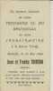 Faire-parts De Profession De Foi De MARNEFFE " De Jean Et Freddy Thirion 1944 " Imprimé à Braives . - Sonstige & Ohne Zuordnung