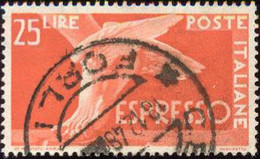 Pays : 247,04 (Italie: Royaume : Umberto II (1944-1946)  Yvert Et Tellier N°:  Ex   30 (o) - Poste Exprèsse