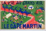 Buvard Café MARTIN Scout Feu De Camp Tente Caravane Scooter - Koffie En Thee