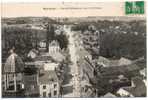 Carte Postale Ancienne Bonneval - Rue De Châteaudun Vue à Vol D'oiseau - Bonneval