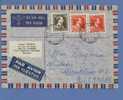 845+846 Op Luchtpostbrief Met Stempel VAL-St-LAMBERT  (VK) - 1936-1957 Offener Kragen