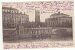 CARTE POSTALE  La Seine à Travers Paris Pont-au-Charge Place Du Châtelet 1903 2 Cachets Ambulants +1 Cachet Distribution - De Seine En Haar Oevers