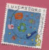 Timbre Oblitéré Used Stamp Recyclage Des Dechets LUXEMBOURG Poste 2001 0,59€ - Otros & Sin Clasificación