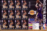 Micronesia 2005, NBA, Los Angeles Lakers, Luke Walton. Complete Sheetlet Basket-ball. - Basket-ball