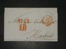 (945) Stampless Cover From  Valencia To Madrid 1849 - ...-1850 Prefilatelia