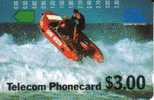 AUSTRALIA $3 FIRST TRIAL CARDS GEELONG 1989  LIFESAVER  ON  SPEEDBOAT AUS-005 READ DESCRIPTION !! - Australia