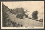 CHINA  ? KOREA ? JAPAN ? A JEEP WILLIS ON THE HIGHWAY NEAR THE SEA , OLD POSTCARD - Corée Du Sud