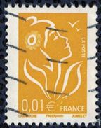 France 2005 Oblitéré Used Marianne De Lamouche Jaune 0,01 Eur Y&T 3731 - 2004-2008 Marianna Di Lamouche