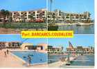 CPSM. PORT BARCARES. ILE DE COUDALERE. LES IMMEUBLES AU BORD DU PORT. LA PISCINE. - Port Barcares