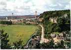 TANCARVILLE 76 : Vue Générale Du Bourg Et Le Chateau , Au Fond Le Pont - Tancarville