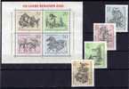 Naturschutz 125 Jahre Zoo 1969 Berlin 338/1 Plus Block 2 ** 5€ Affe Blocchi Bf WWF M/s Fauna Bloc Bird Sheet Of Germany - Monkeys