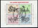 125 Jahre Zoo Berlin 338/1 + Block 2 In **, O Plus SST 15€ - Pellicani