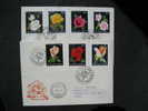 Ungarn 1982, Rosen Mi 3548A-3554A FDC`s - Roses