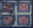 PIA - ITALIA Specializzazione - 1947-54 : Segnatasse - (SAS  110/II X 4) - Impuestos