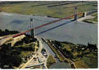 Carte Postale 76. Tancarville  Le Pont  Vue D'avion Trés Beau Plan BT6 - Tancarville