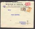 Austria Metall-Industrie Winther & Adler A.G. Wien 1926 Cover To Helsingfors Finnland Purple BF Cancel !! - Storia Postale
