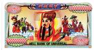 BILLET FUNERAIRE - HELL BANK OF UNIVERSAL - 1000000000 DOLLARS - CHINE - GRAND FORMAT - PERSONNAGES - China