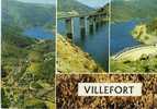 Cpm Villefort:( Multivues) Avec Pont - Villefort
