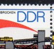 Fähre Mukran 1986 Bruch Im Lok-Fenster DDR 3052 W II O 12€ Eisenbahnfähre Fährschiff Error On Stamp Se-tenant Of Germany - Errors & Oddities