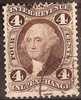 USA - 1863 4c Revenue - Inland Exchange. Scott R20c. Used - Fiscale Zegels
