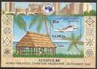 SAMOA - 1984 Ausipex Souvenir Sheet. MNH ** - Samoa