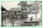 ASIE - MALAYSIA - MALAISIE - MALAY HOUSE PASIR PANIANG - MAISON Sur PILOTIS - REAL PHOTO POSTCARD - Malesia