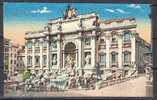 Italy Rome Roma -  Fontana Di Trevi Old Postcard Postkarte Cartolina Postale Mint - Fontana Di Trevi