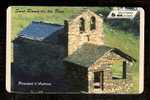 TÉLÉCARTE D 'ANDORRE  100 UNITÉS-  N°  75 - UTILISÉE - BON ÉTAT GÉNÉRAL- CHAPELLE- - Andorre